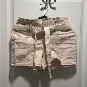 Women's Tan Cargo Shorts